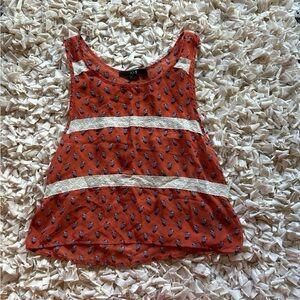 Forever 21 Floral Sleeveless Top